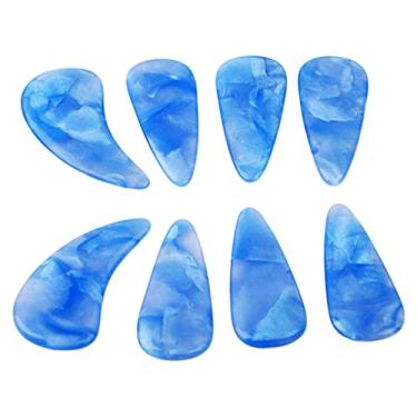 Imagem de Phefop Capas de Unhas de Silicone Guzheng, Fortes e Leves Picaretas de Dedos, Fáceis de Usar e Reutilizáveis, Defesa para Dedos, Unhas Claras, para Usar Confortável Sem Danificar (Cor da montanha)