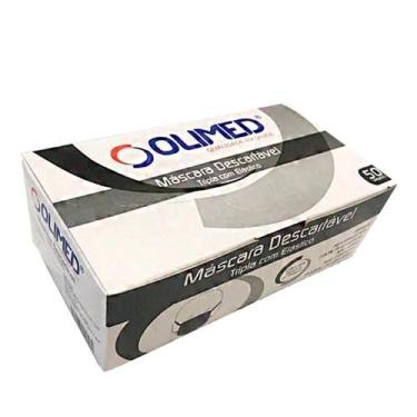 Imagem de Mascara descartavel preta 50 unidades - OLIMED, Preto