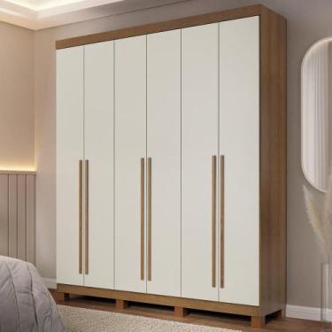 Imagem de Guarda Roupa Casal 06 Portas Arraial Rimo - Móveis Rimo