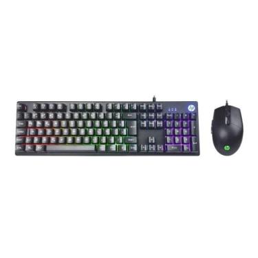Imagem de Kit Teclado + Mouse Gamer Usb Hp Km300f - C3TECH