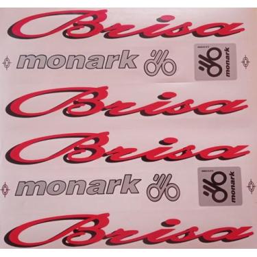 Imagem de ADESIVOS COLANTE BIKES BRISA MONARK Vermelho - Amazonas