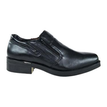Imagem de Sapato Masculino Ferracini Urban Way Em Couro Com Zíper, Preto, 41