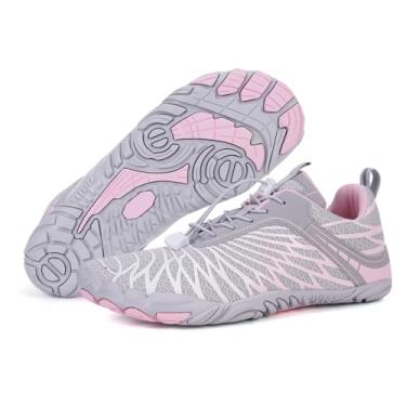 Imagem de Hi-Y2Kgirls Tênis de caminhada descalço feminino masculino antiderrapante saudável sapatos descalços femininos respiráveis moda trilha rnning tênis feminino masculino bico largo zero drop sapato, A18