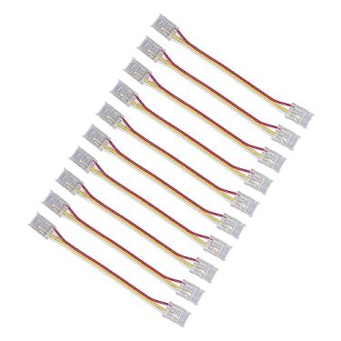 Imagem de Gavigain 10 peças de conectores COB LED CCT 10 mm duplo 3 pinos fita LED conector de luz para armazém DIY COB/SMD tiras de luz