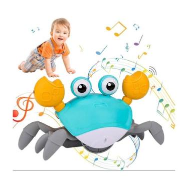 Imagem de Toy Musical Crab com luz LED, sensor, bateria recarregável - Lightbek 