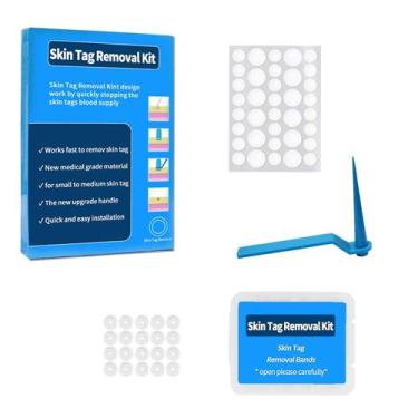 Imagem de O kit de remoção de marcas de pele de toupeira e verruga contém 20 ané