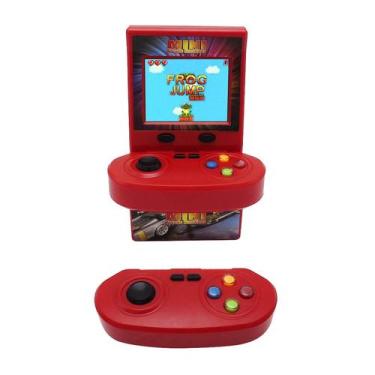Imagem de Jogadores retro do apoio 2 do console do jogo do punho com os 100 jogo