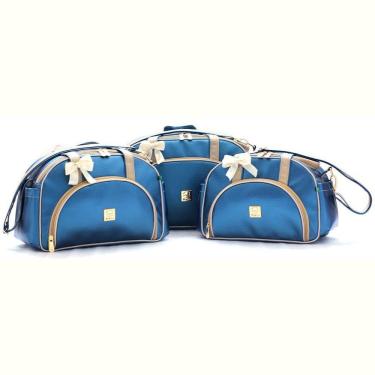 Imagem de Kit Conjunto Bolsas Maternidade Bebe Menina Menino Enxoval