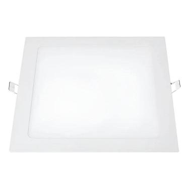 Imagem de 2X Plafon Led Quadrado Embutir 17X17 Painel 12W 6500K Avant