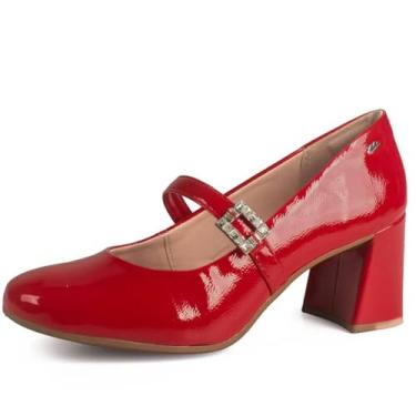 Imagem de Sapato Feminino Salto Bloco Elegante Conforto Dakota