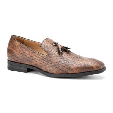 Imagem de Meijiana Mocassins masculinos para vestido de casamento, mocassins sem cadarço para homens, sapatos de terno de smoking, Multicolorido-25, 45