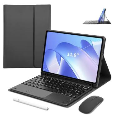 Imagem de Capa Tablet Teclado, Capa Tablet Pad, Capa Protetora de Teclado para Redmi Pad SE de 11 Polegadas