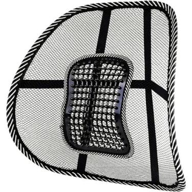 Imagem de Apoio Lombar com Tela Respirável , Suporte Ergonômico para Costas - CA