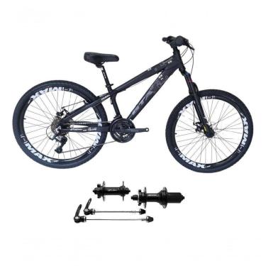 Imagem de Bicicleta 26 Gta Rebel Freeride Cor Preto 24v Cubo K7 Barulhento Freio A Disco Aro Vmaxx Pneu Flame