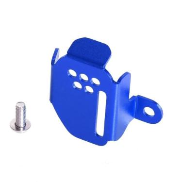Imagem de Tampa do reservatório do tanque de fluido de freio traseiro Monkey compatível com Monkey 125 DAX 125 ST125 2018-2024 Acessórios de motocicleta Protetor de tanque de freio (azul)
