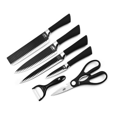 Imagem de Conjunto de Facas Chef Antiaderente Cortes Precisos 6 Peças