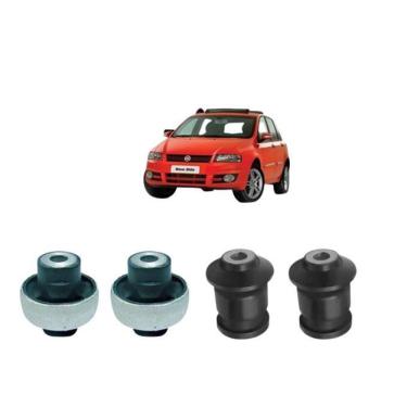 Imagem de Kit 4 Bucha Bandeja Dianteira Fiat Stilo 2002 2003 2004 2005