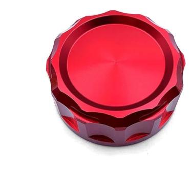 Imagem de Tampa de óleo do reservatório de fluido de freio traseiro da motocicleta compatível com CBR1000RR CBR600RR CBR900RR 929RR 954RR CBR1100XX CBR 600RR 1000RR (Nologo Red)