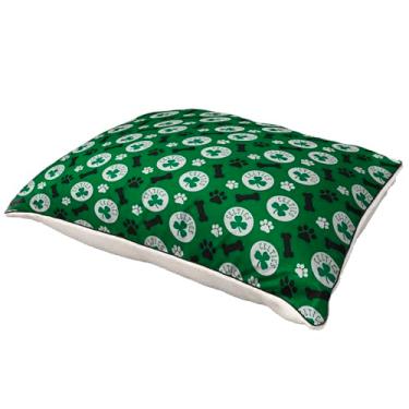 Imagem de Pegasus Sports NBA Boston Celtics Bones Repeat Sherpa Pet Bed