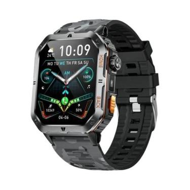 Imagem de Relógio Inteligente Militar Masculino Com LED Bluetooth 1000mAh Múltip