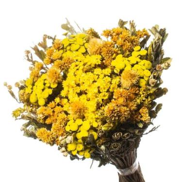 Imagem de Buquê Preservado Rústico Colorido I Flores Desidratadas - Pense Flores