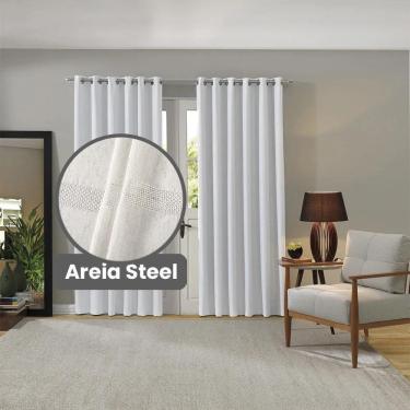 Imagem de Cortina Duplex Monte Carlo 4,2 X 2,5 - Bella Janela Linho