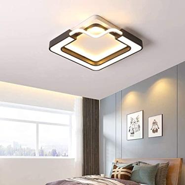 Imagem de Luminária pendente moderna LED, luminária de teto, luminária de teto simples e moderna, lustre para quarto e restaurante, controle remoto criativo personalizado com dimerização (cor: redondo