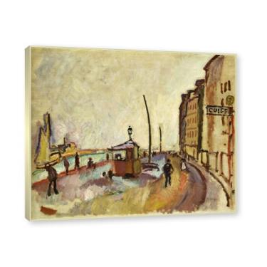 Imagem de Moldura de champanhe. Impressões Raoul Dufy, (sem título 16), pôster de viagem vintage, arte impressionista, imagem de arte de parede em tela para decoração de casa. 40 x 48 cm-15,7 x 18,9 pol