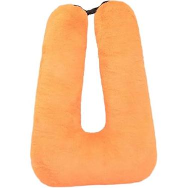 Imagem de Travesseiro De Viagem Para Carro Avião Dormindo Leitura Long-distae, Artefato De Sono Anticolisão, Conforto Removível Travesseiro Único Em Forma De U Lavável Macio Para, Fruit Green