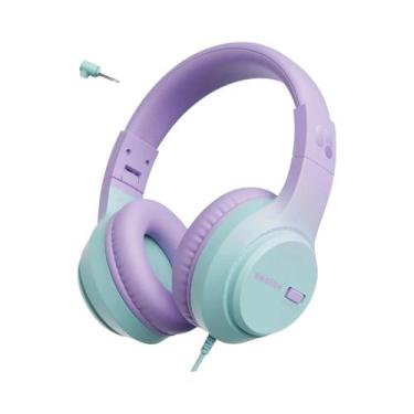 Imagem de Fones De Ouvido Para Estudo Infantil Com Microfone, Fones De Ouvido Em