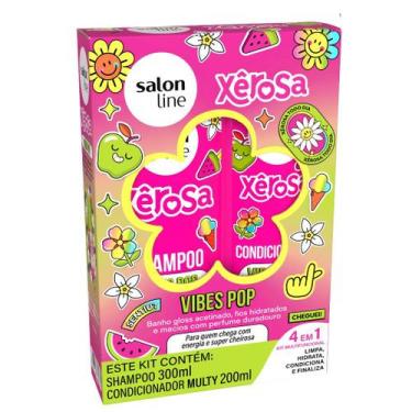 Imagem de Salon Line Kit Xerosa Shampoo 300ml + Condicionador 200ml 4 em 1 Vibes