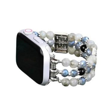 Imagem de Cape Diablo Pulseiras femininas para Apple Watch séries 10, 9, 8, 7, 6, 5, 4, 3, 2 e 1 de 40 mm, 38 mm, 41 mm e 42 mm