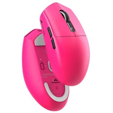 Imagem de MAMBASNAKE ATTACK SHARK G3 Mouse sem fio para jogos com modo triplo com fio/2,4 GHz/BT,59 g ultraleve,25.000 DPI,1.000 polling,sensor PixArt PAW3311,bateria de 500 mAh,programável para PC(vermelho)