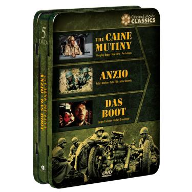 Imagem de WWII Original Movie Classics: Box 1 (5 DVD + Bonus DVD) (Tin) (Das Boot, The Caine Mutiniy, Anzio)