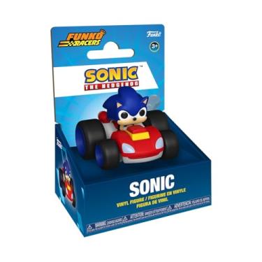 Imagem de Funko Racers: Sonic The Hedgehog - Sonic - Figura de vinil colecionável - ideia de presente - Produto oficial - Brinquedos para crianças e adultos - fãs de videojogos - Figura modelo para
