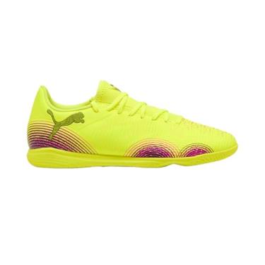 Imagem de PUMA Tênis de futebol masculino Future 8 Play Indoor Trainer, Alerta amarelo - Puma Black-Sun Struck, 43