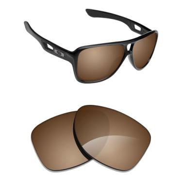 Imagem de Alphax Lentes de reposição marrom escuro não polarizadas para óculos de sol Oakley Dispatch 2 OO9150