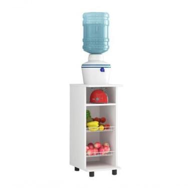 Imagem de Balcão Fruteira Para Cozinha Bf3206 Branco Branco - TECNO MOBILI