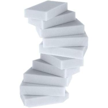 Imagem de Kit 10 Esponjas Magica Bucha Melamina Tira Mancha Desengordura Limpeza