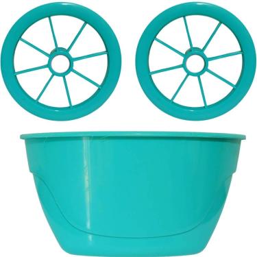 Imagem de Cestinha Aro 12 Kit Rodinha Lateral Avulsa Bicicleta Nathor COR:VERDE ACQUA-Unissex