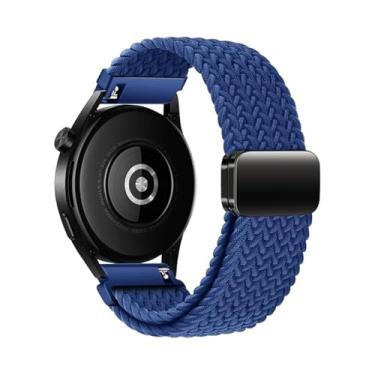 Imagem de Pulseira esportiva trançada compatível com Samsung Galaxy Watch 6/5/4/3/FE, Watch 5 Pro, Watch 6/4 Classic Gear S3/S2 de 20 mm e 22 mm para modelos de 47 mm, 46 mm, 45 mm, 44 mm, 43 mm, 42 mm, 41 mm