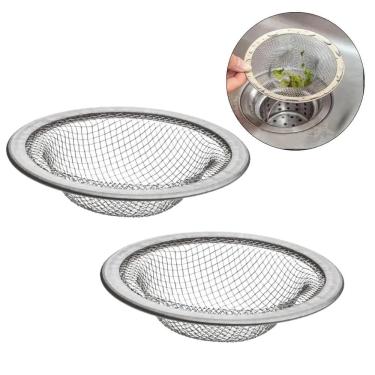 Imagem de Ralinho Japonês Para Pia Lavatório Tanque Inox Médio 02 Un