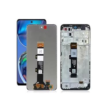 Imagem de Para Motorola Moto E32S XT2229 Tela LCD Touch Panel Digitalizador Montagem de Tela Substituição (Preto com Moldura)