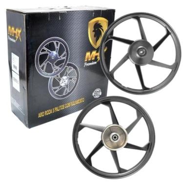 Imagem de Par de Liga Leve Rodas 6 Palitos Titan 150 KS/ES - Start 150/160 - MHX