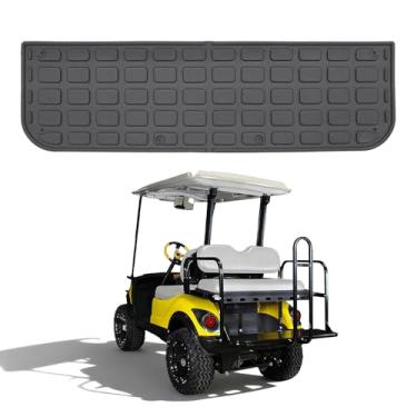 Imagem de Kingna Tapetes de chão compatíveis com GTW Mach1 Carrinho de golfe TPE para todos os climas, plataforma de pé traseiro, acessórios para degrau traseiro