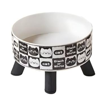 Imagem de Comedouro Bebedouro Elevado Xadrez Poá P/Gatos Cães Pequeno Porte (Xadrez Gatinho)