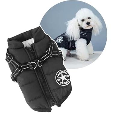 Imagem de Casacos de clima frio para cães, roupas leves, destacáveis, fáceis de usar, outono e inverno, roupas quentes para animais de estimação