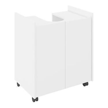 Imagem de Gabinete Armário Banheiro P/Pia De Coluna Eccos