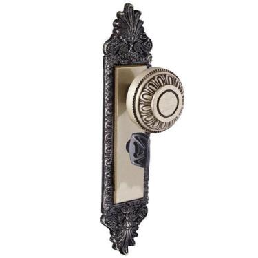 Imagem de Fechadura Banheiro Bola S40mm Oxidado Colonial Aliança - Aliança Metal