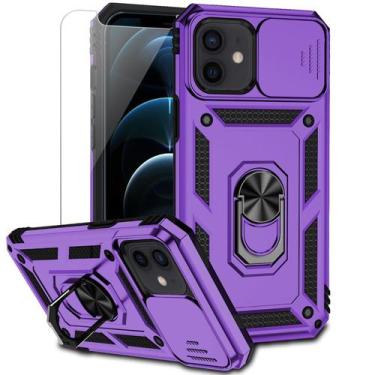 Imagem de Capa de telefone M MAIKEZI iPhone 12 Mini 5,4" militar de dupla camada